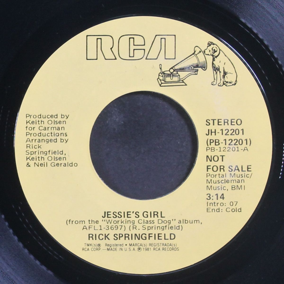 jessie's girl by RICK SPRINGFIELD