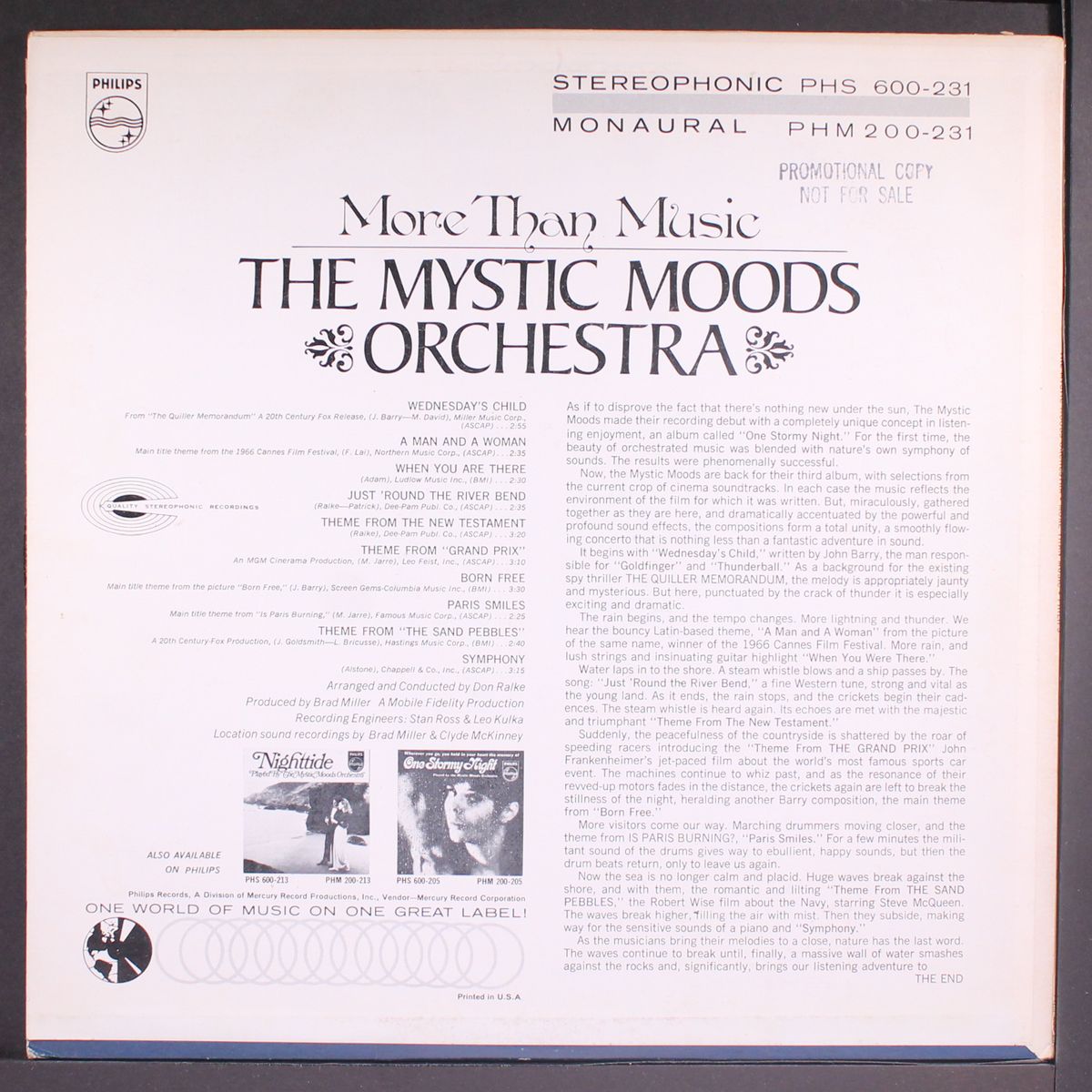 more than music by MYSTIC MOODS ORCHESTRA