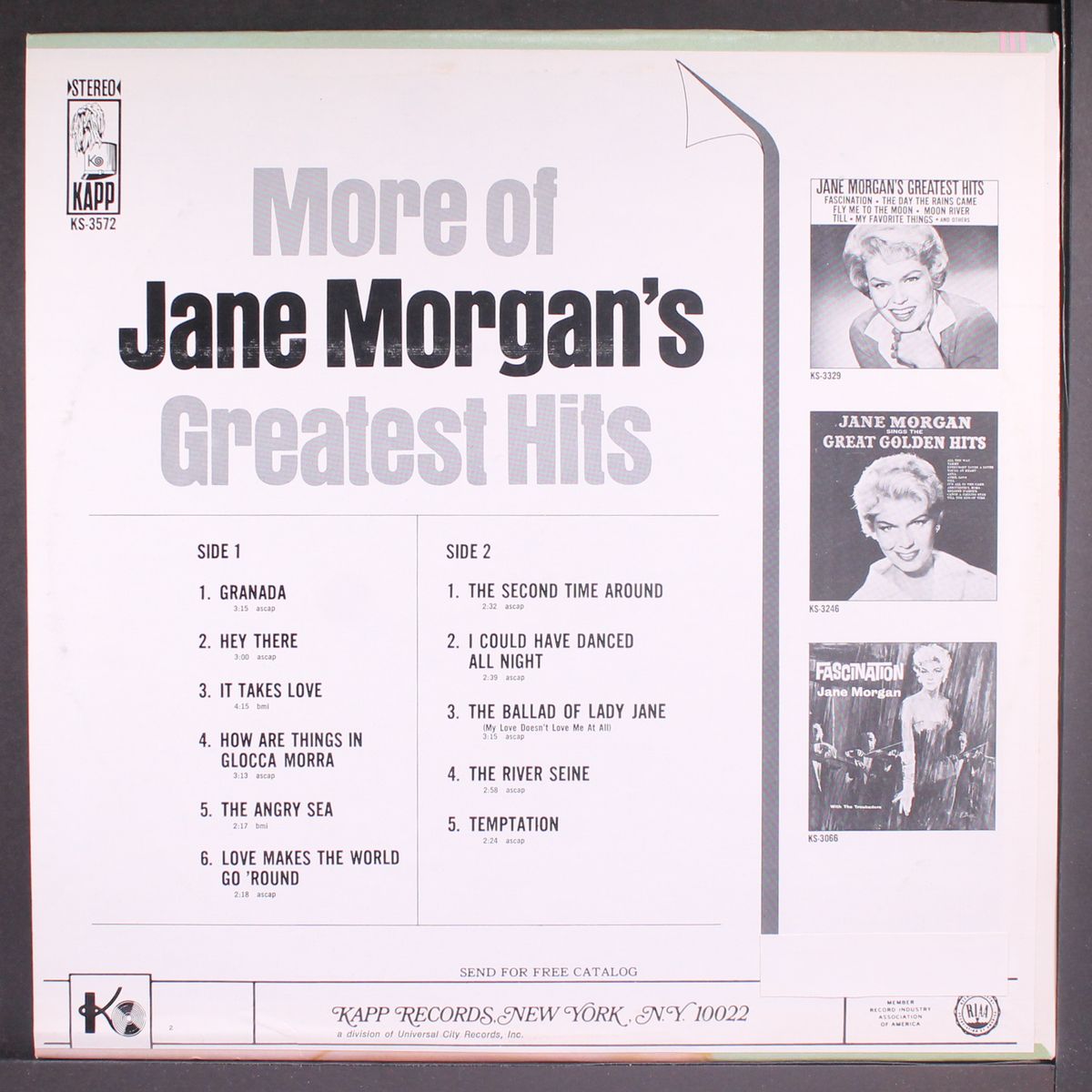 more of jane morgan's greatest hits by JANE MORGAN