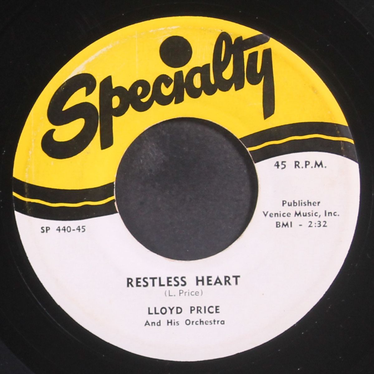 oooh-oooh-oooh / restless heart by LLOYD PRICE