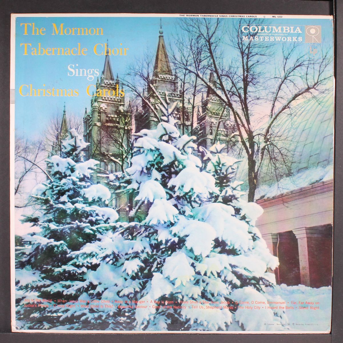 sings christmas carols by MORMON TABERNACLE CHOIR