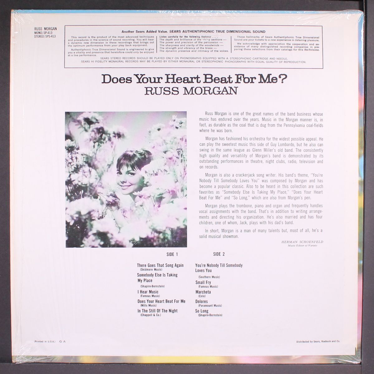does your heart beat for me by RUSS MORGAN