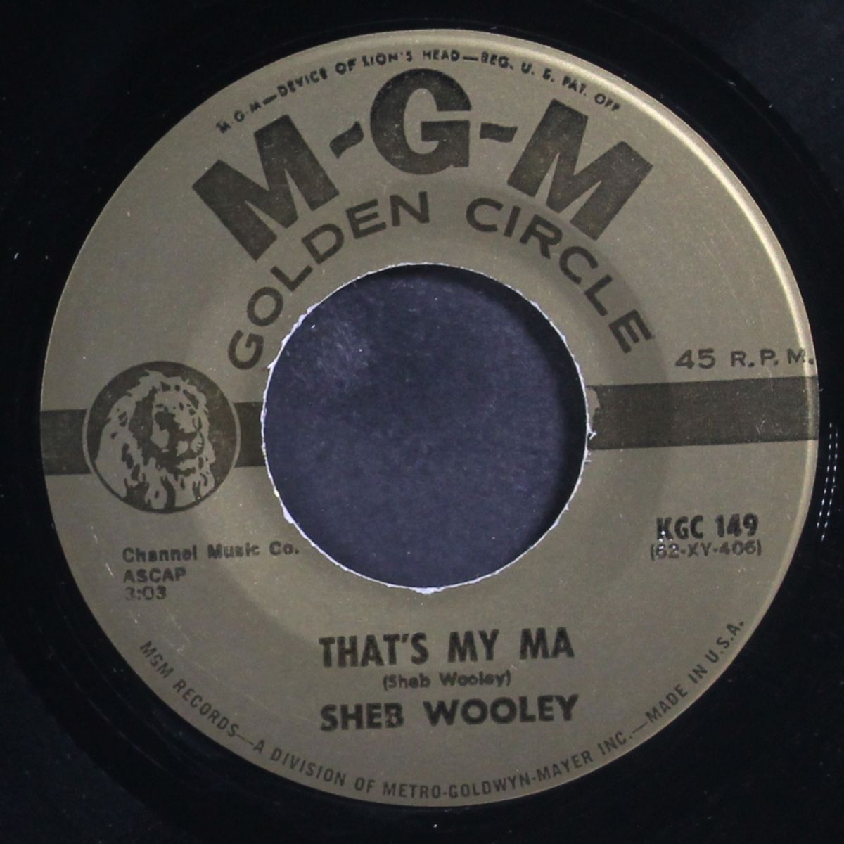 that's my pa / that's my ma by SHEB WOOLEY