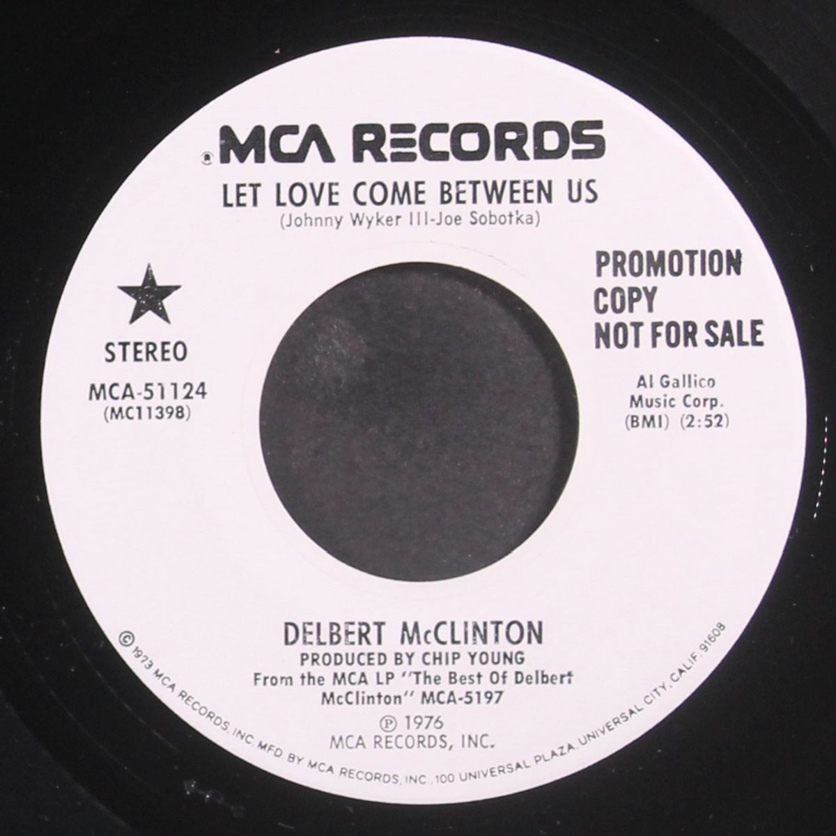 let love come between us / same by DELBERT MCCLINTON
