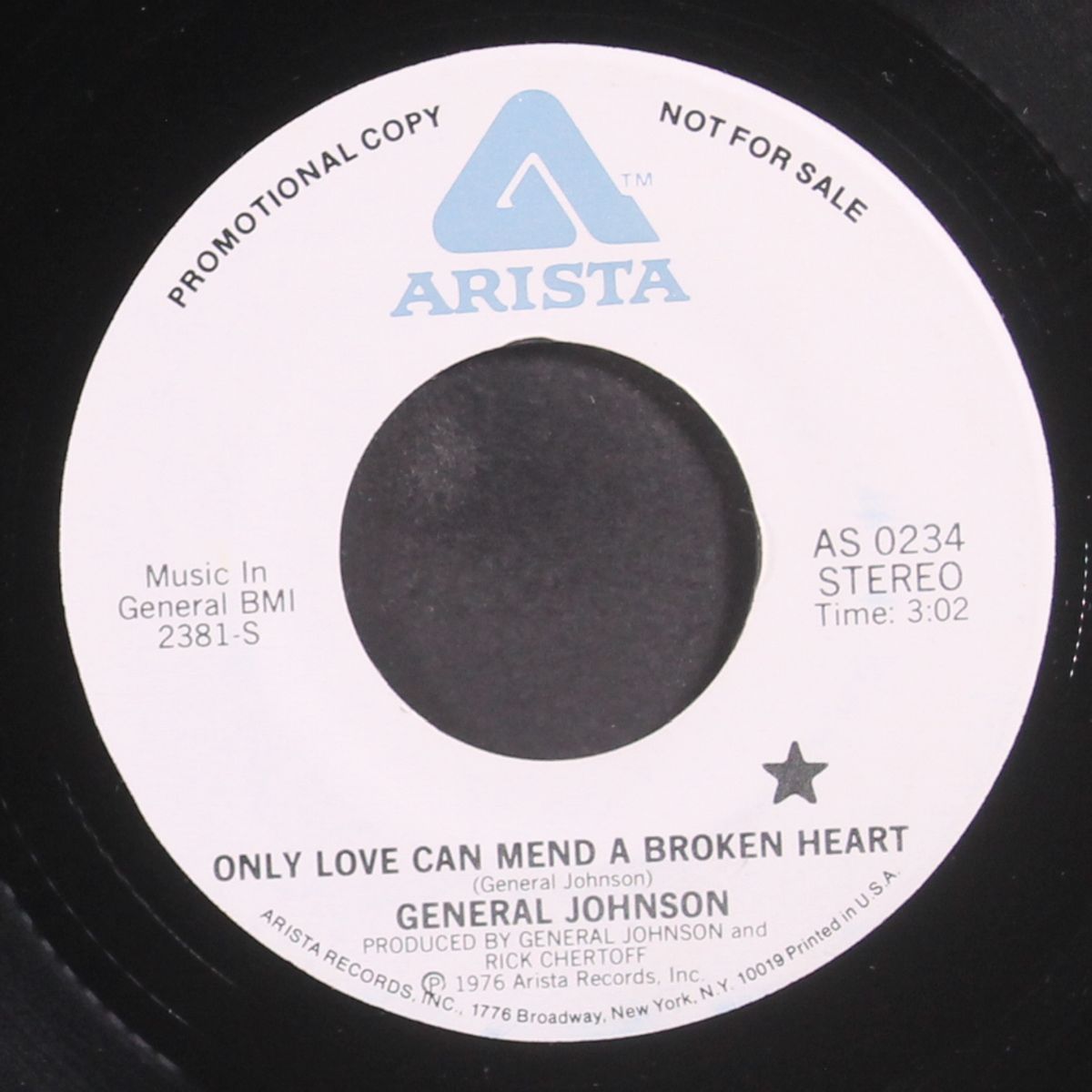 only love can mend a broken heart / mono by GENERAL JOHNSON