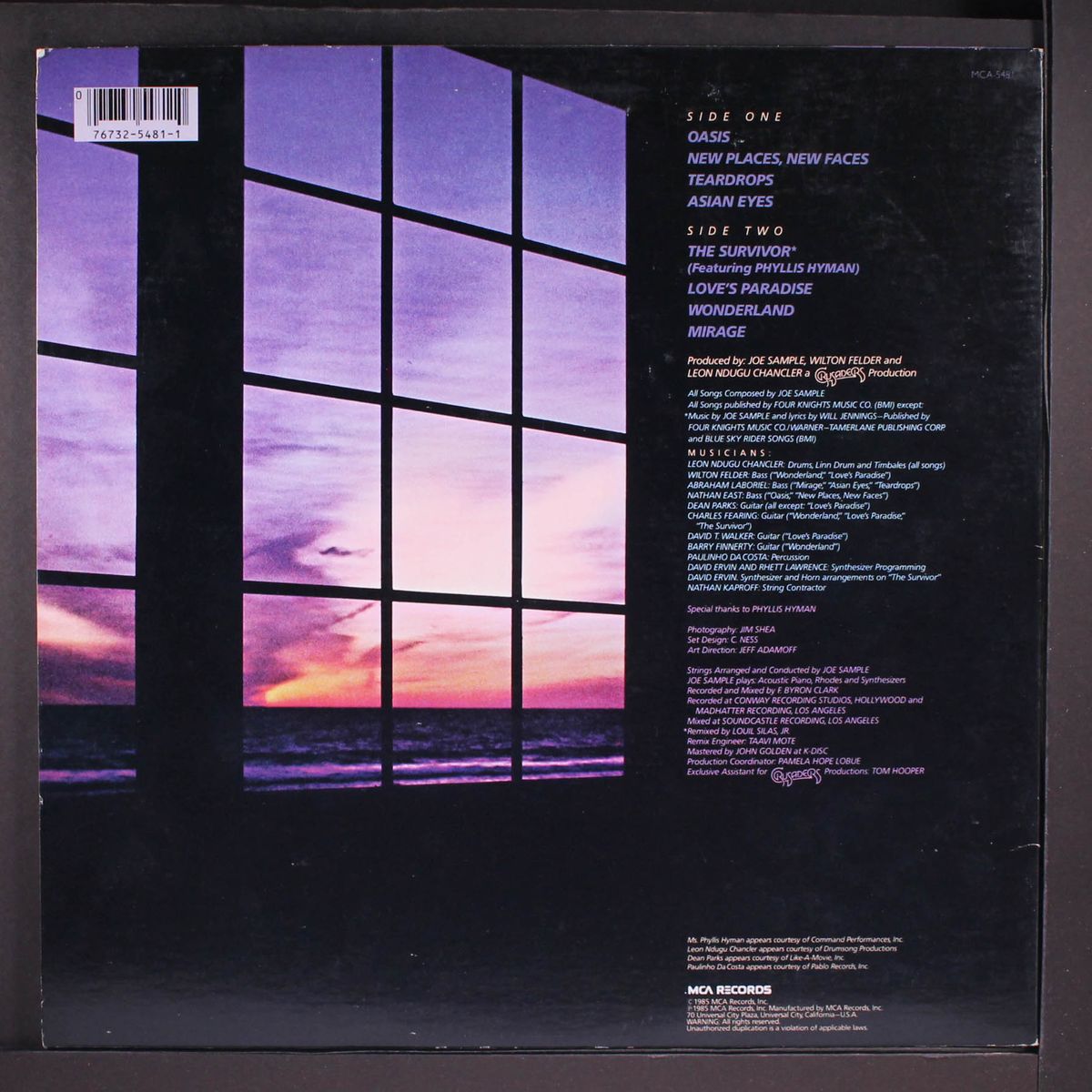 oasis by JOE SAMPLE