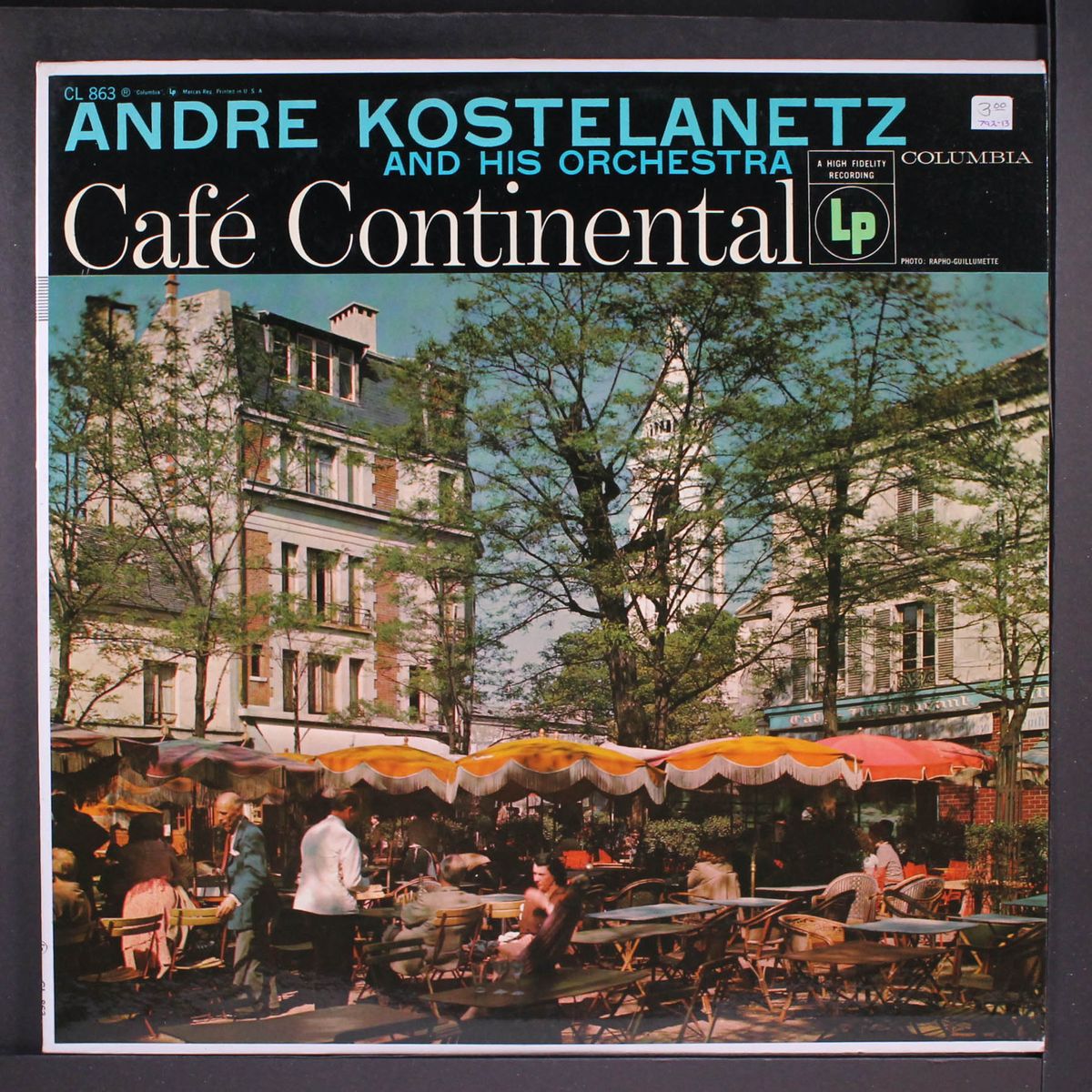 cafe continental by ANDRE KOSTELANETZ