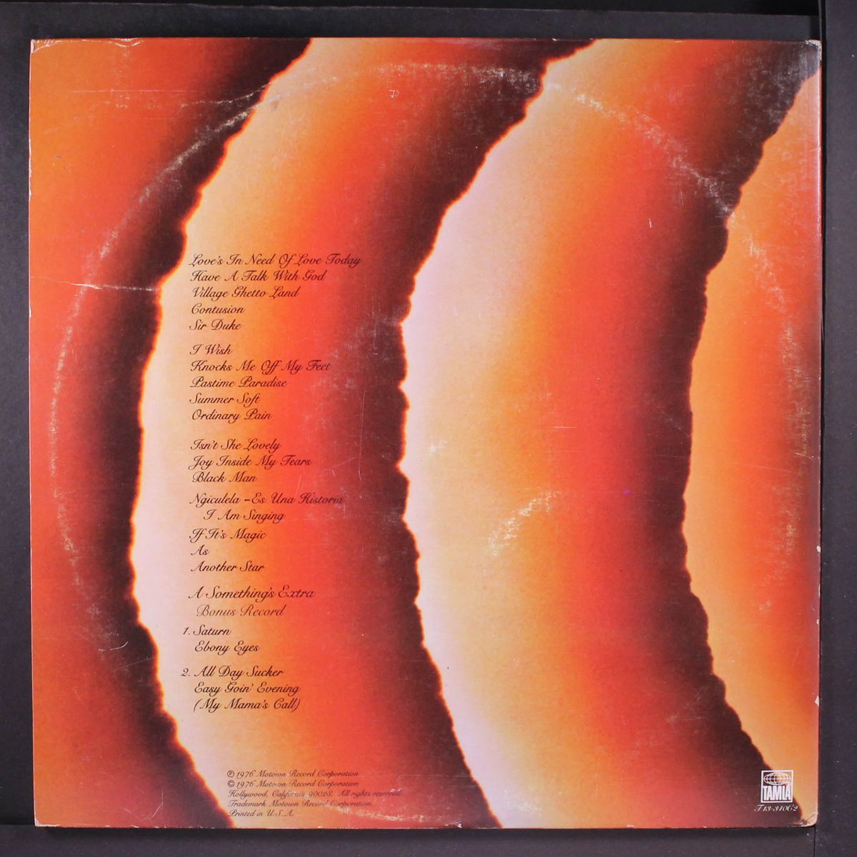 songs in the key of life by STEVIE WONDER