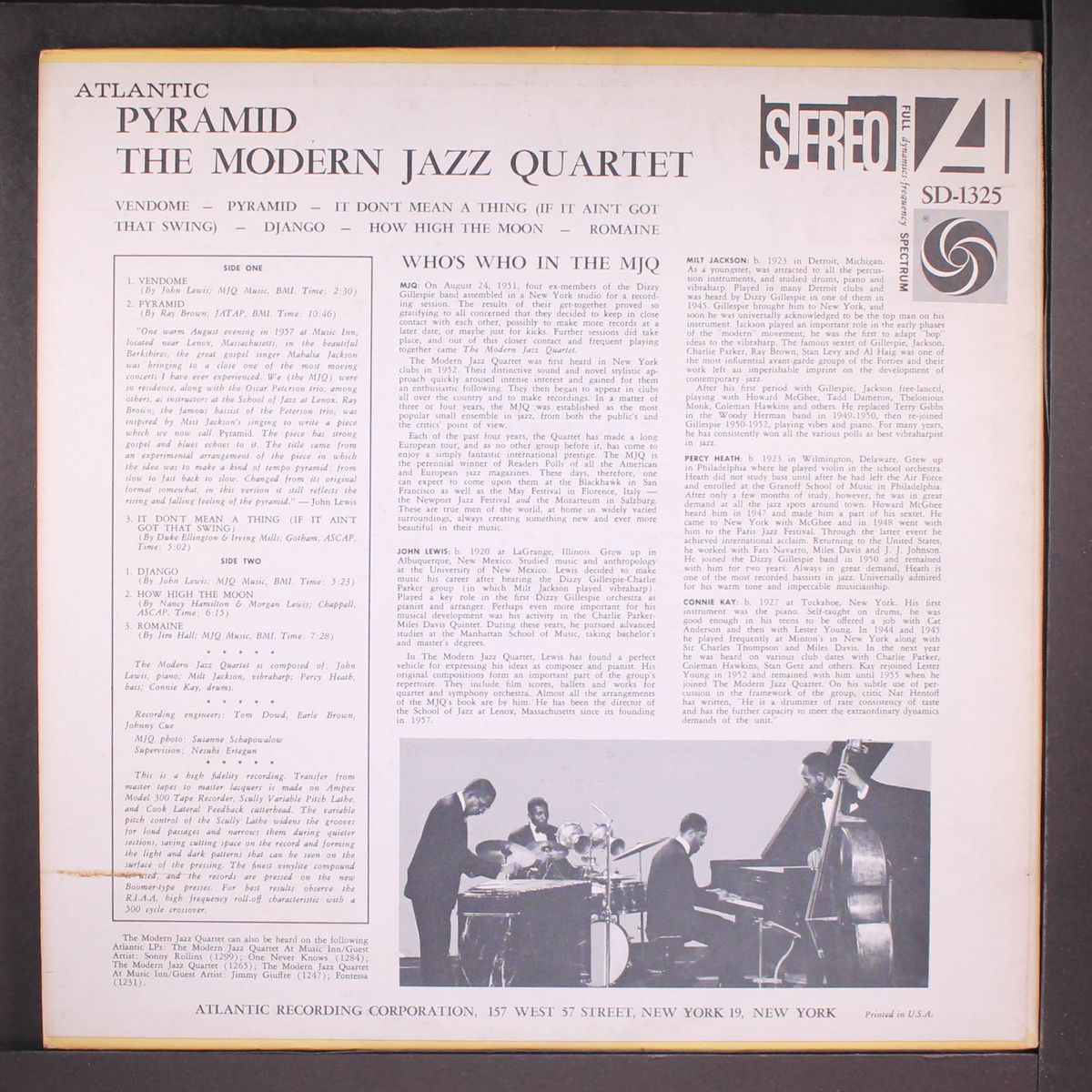 pyramid by MODERN JAZZ QUARTET