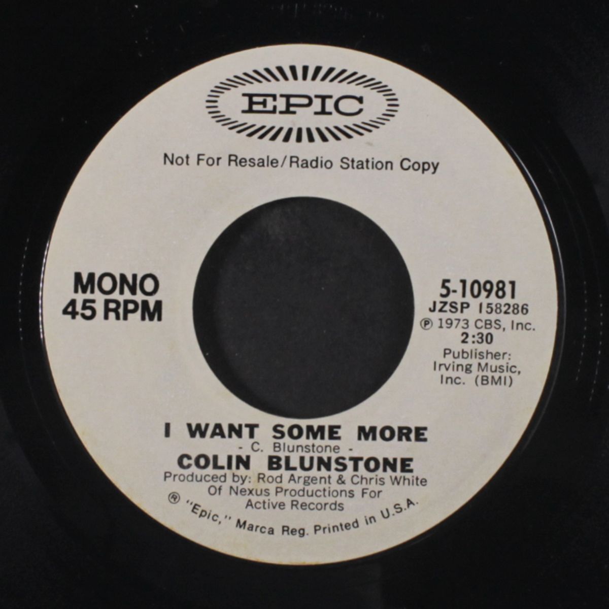 i want some more / mono by COLIN BLUNSTONE