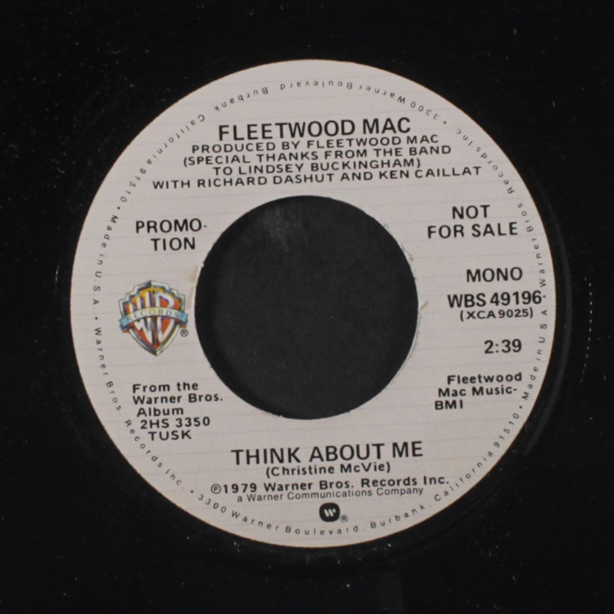 think about me / mono by FLEETWOOD MAC