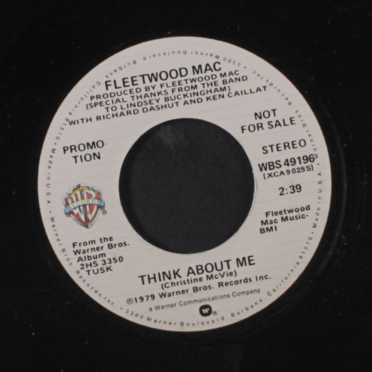 think about me / mono by FLEETWOOD MAC