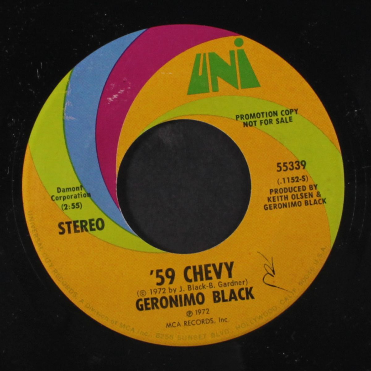 let us live / '59 chevy by GERONIMO BLACK