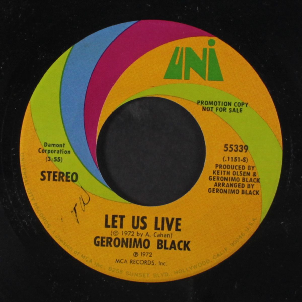let us live / '59 chevy by GERONIMO BLACK
