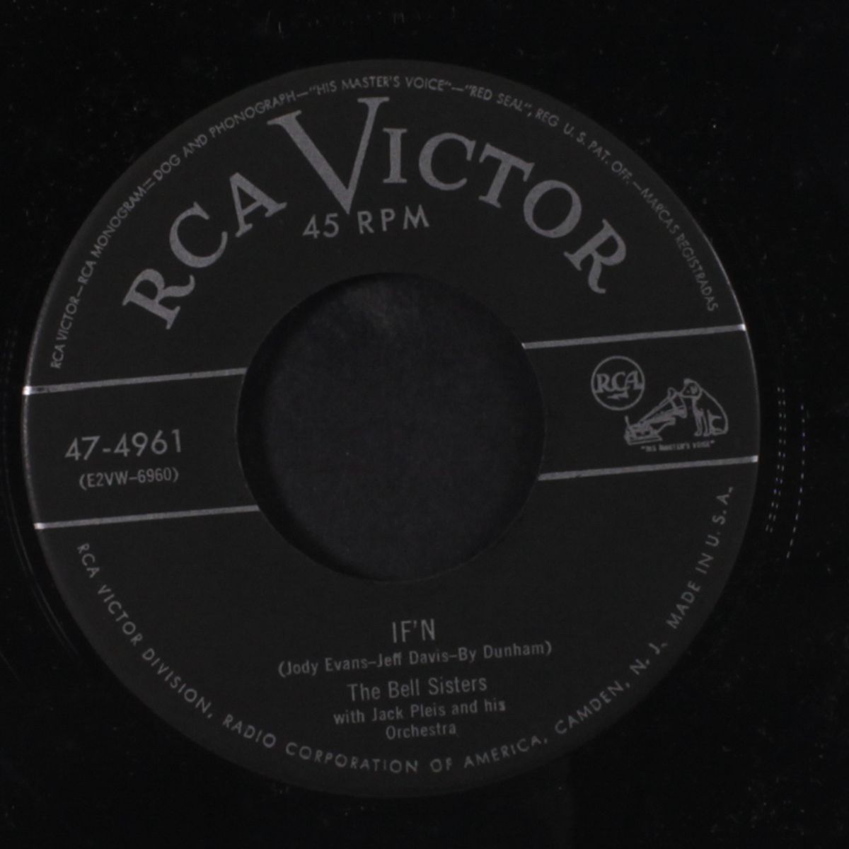 if'n / there's a ship comin' in by BELL SISTERS