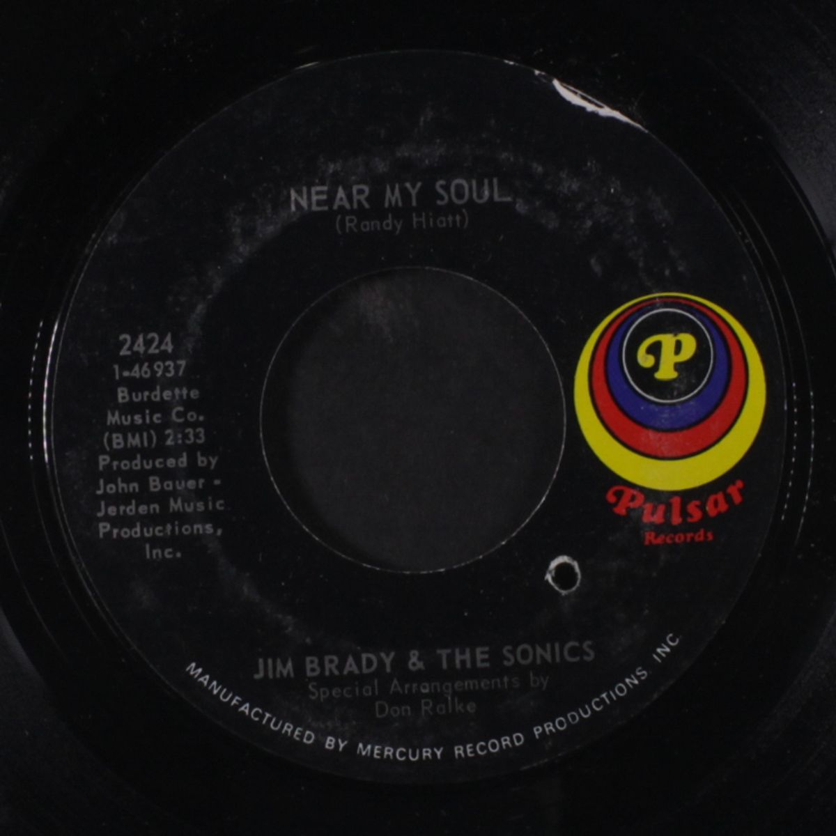 near my soul / goodbye by JIM BRADY & SONICS