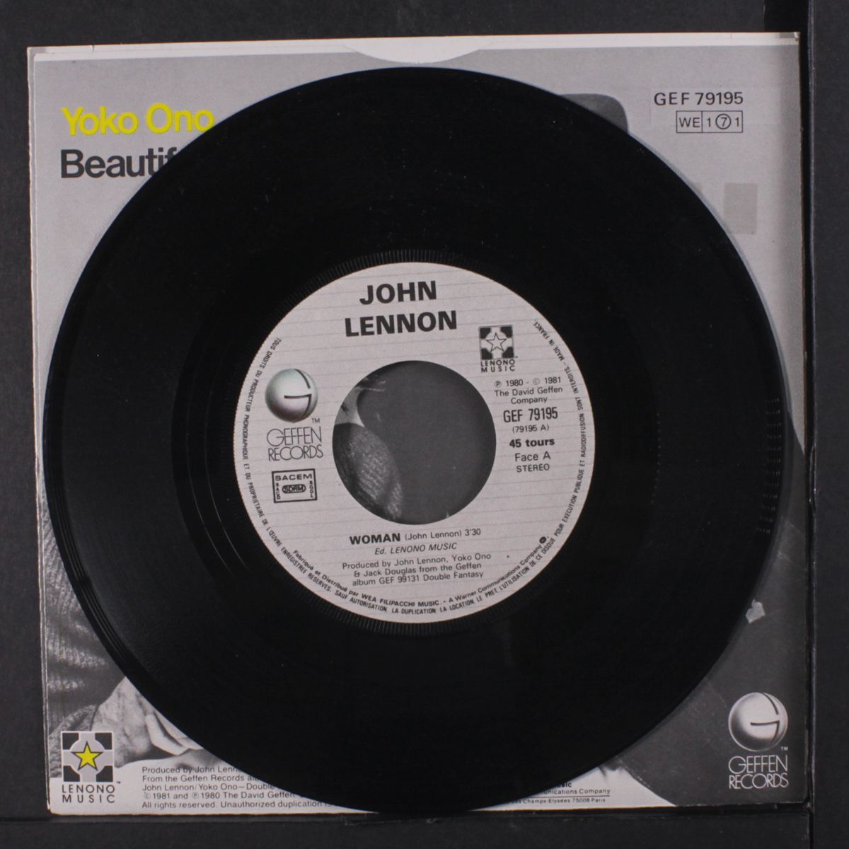 woman / beautiful boys by JOHN LENNON / YOKO ONO