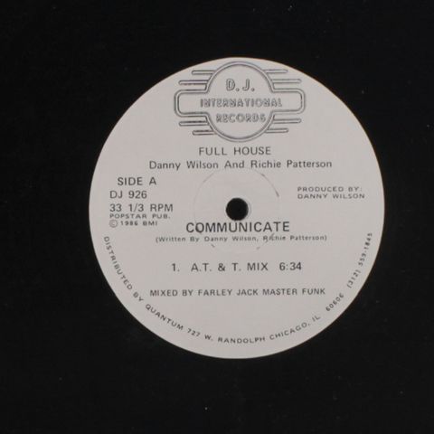 FULL HOUSE (DANNY WILSON & RICHARD PATTE