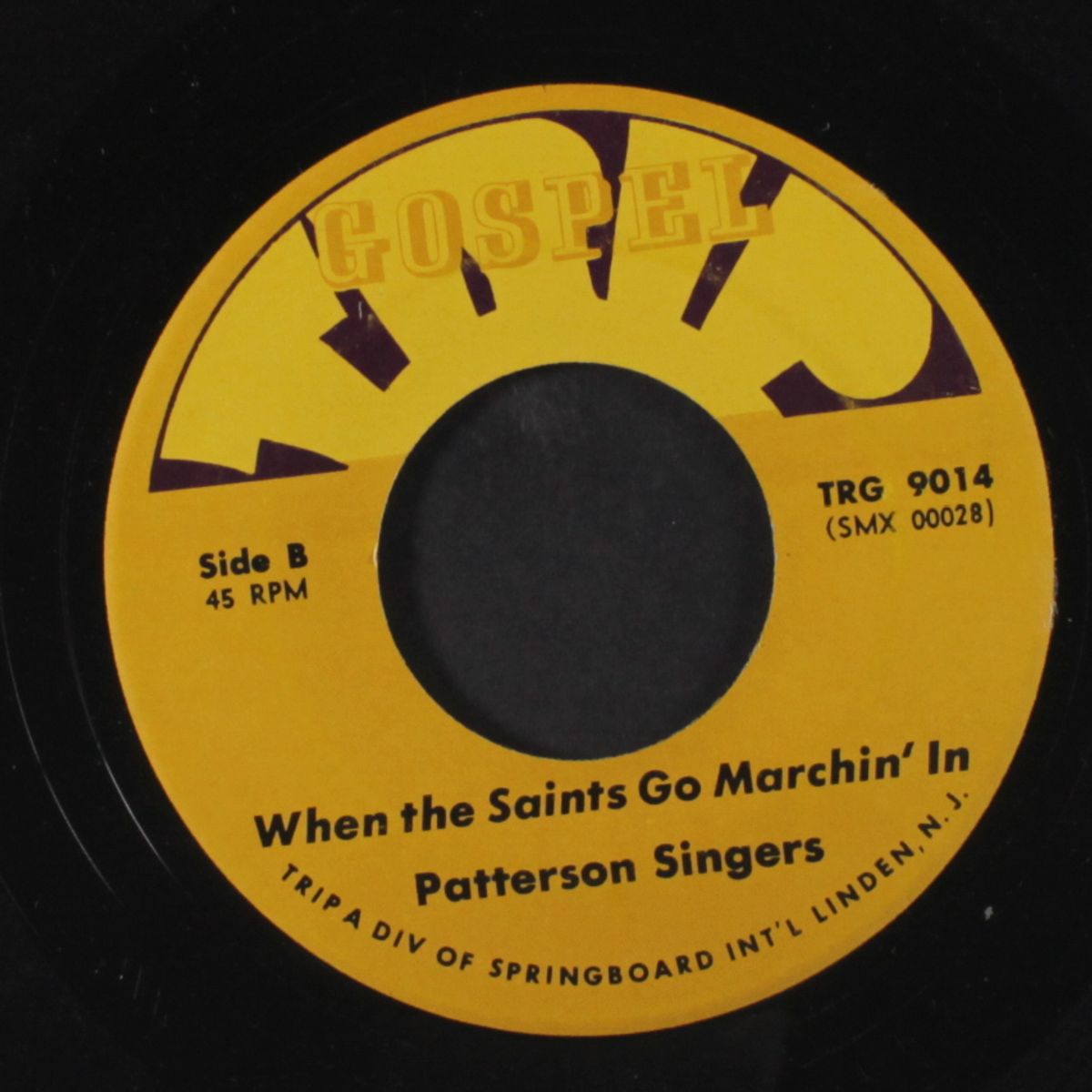 down by the riverside / when the saints go marching in by PATTERSON SINGERS