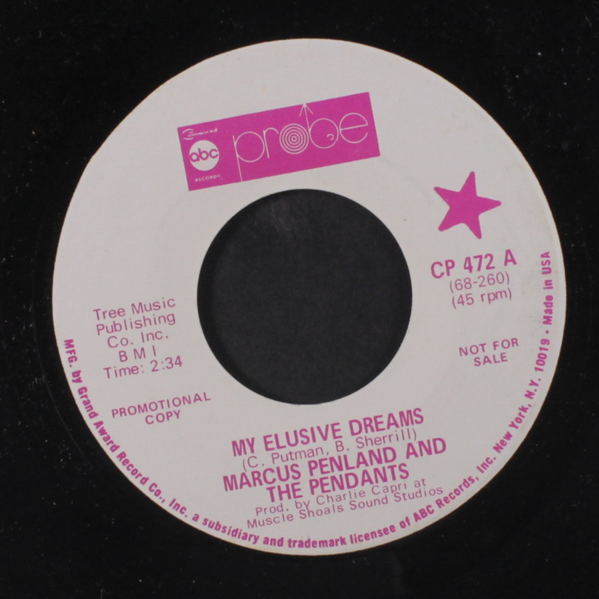 my elusive dreams / this star has fallen by MARCUS PENLAND & PENDANTS