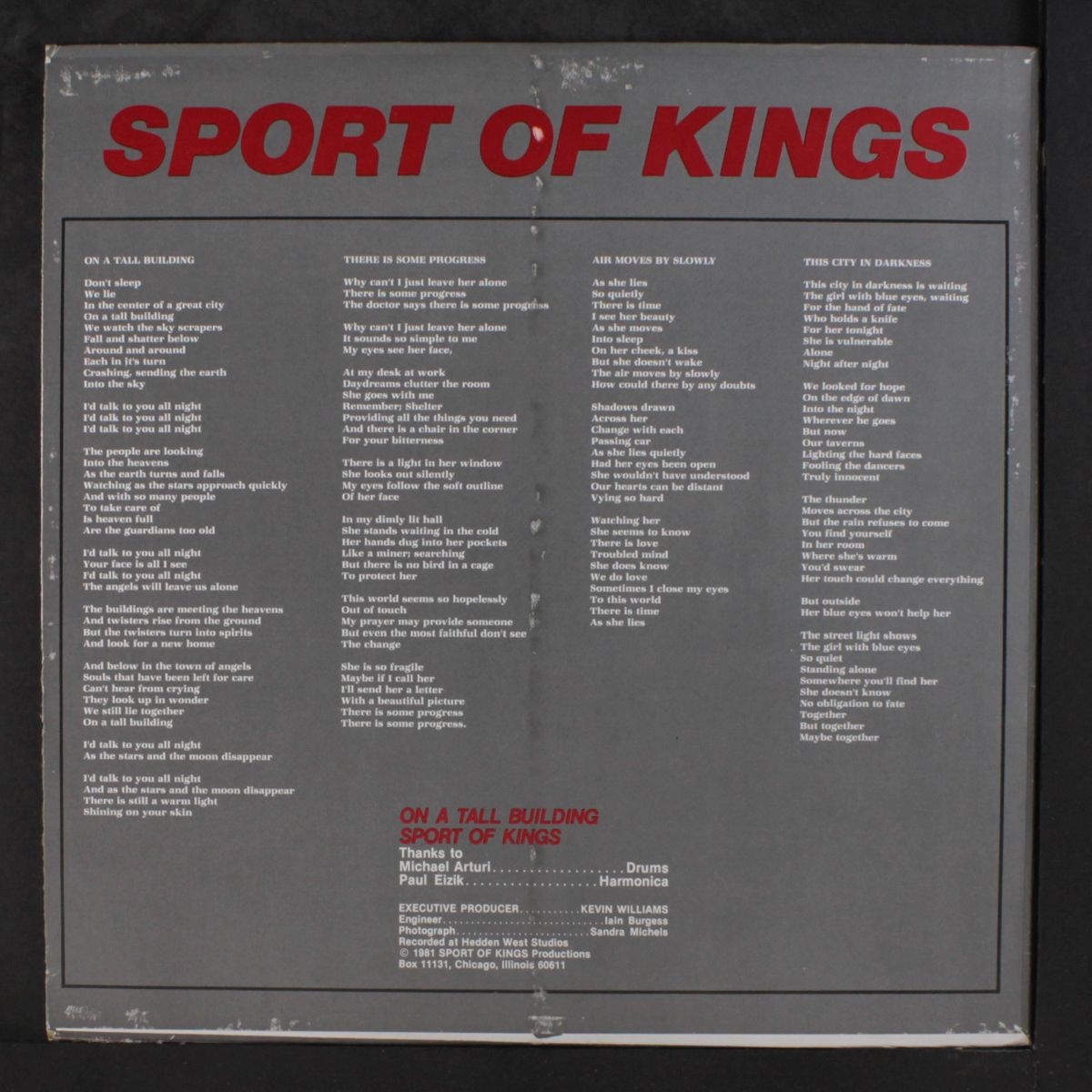 on a tall building by SPORT OF KINGS