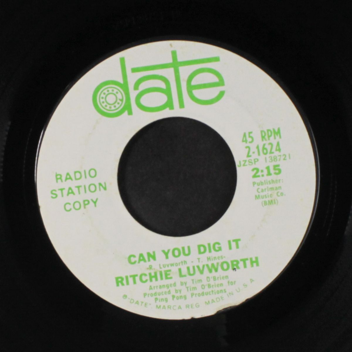 let's dance / can you dig it by RITCHIE LUVWORTH