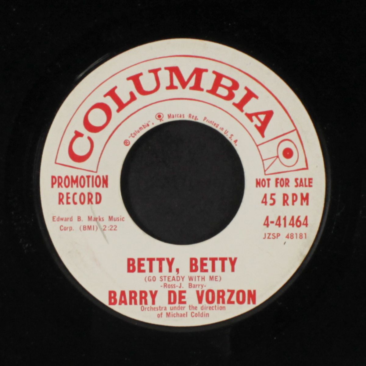 betty, betty / across the street from your house by BARRY DE VORZON