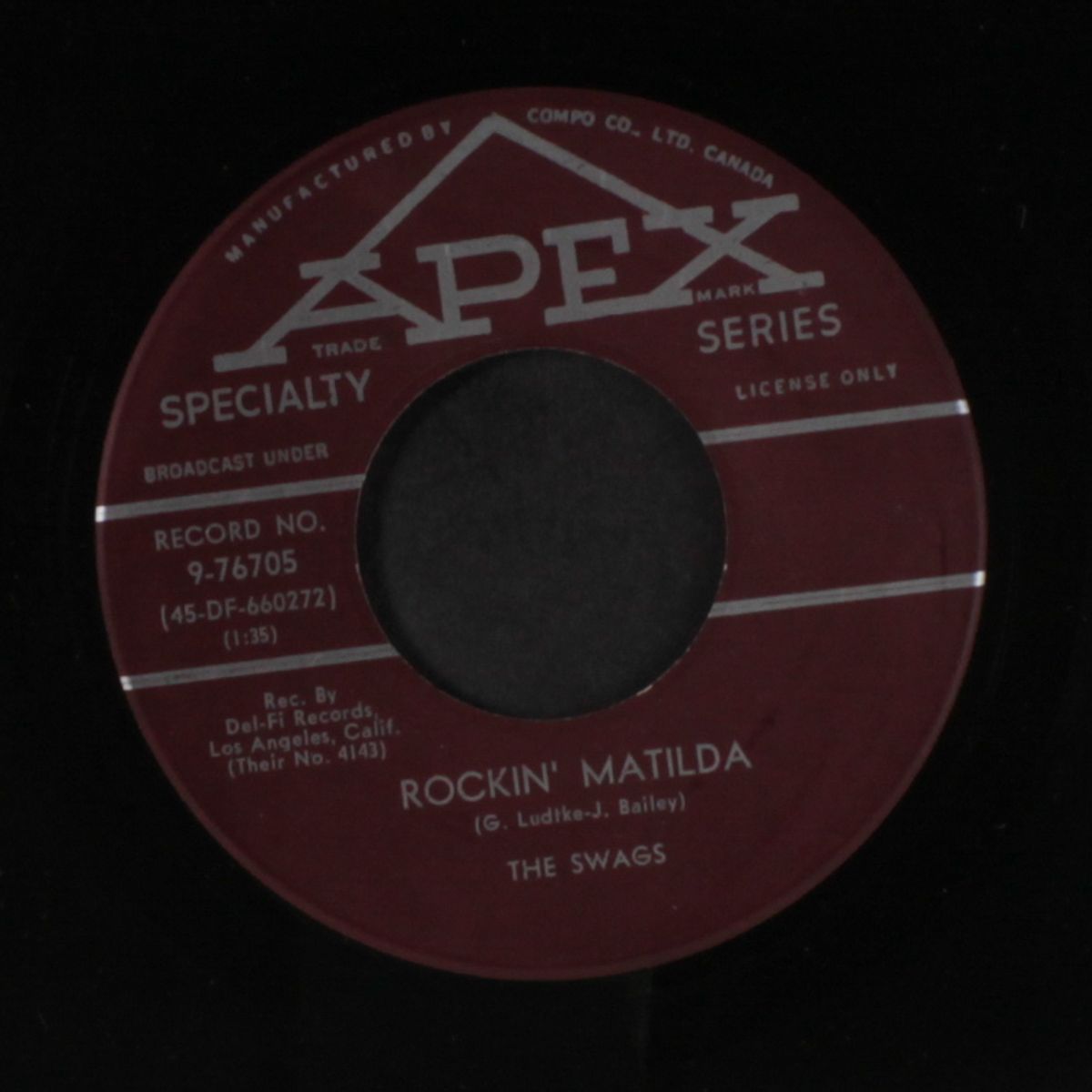 rockin' matilda / blowing the blues by SWAGS