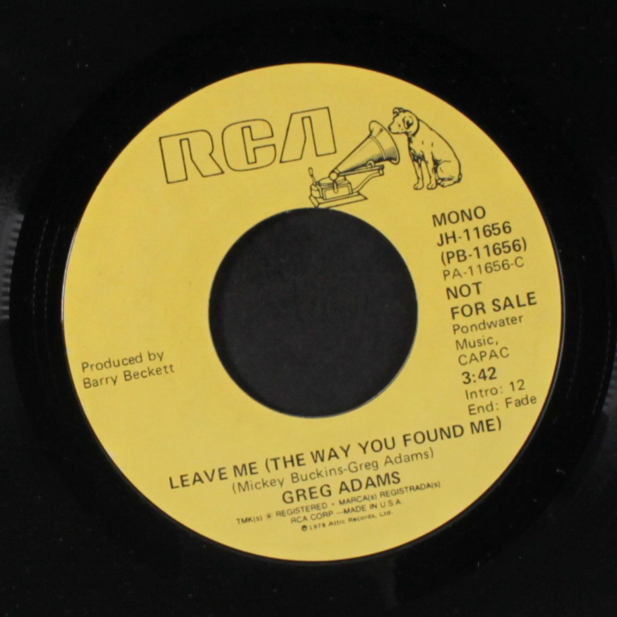 leave me / mono by GREG ADAMS