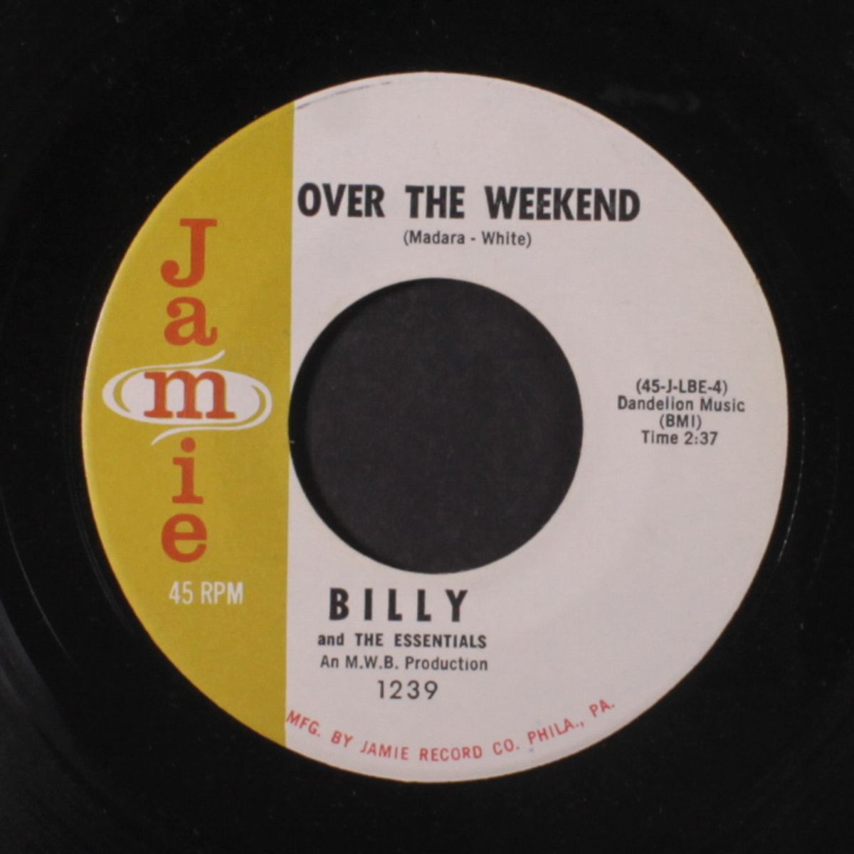 maybe you'll be there / over the weekend by BILLY & ESSENTIALS