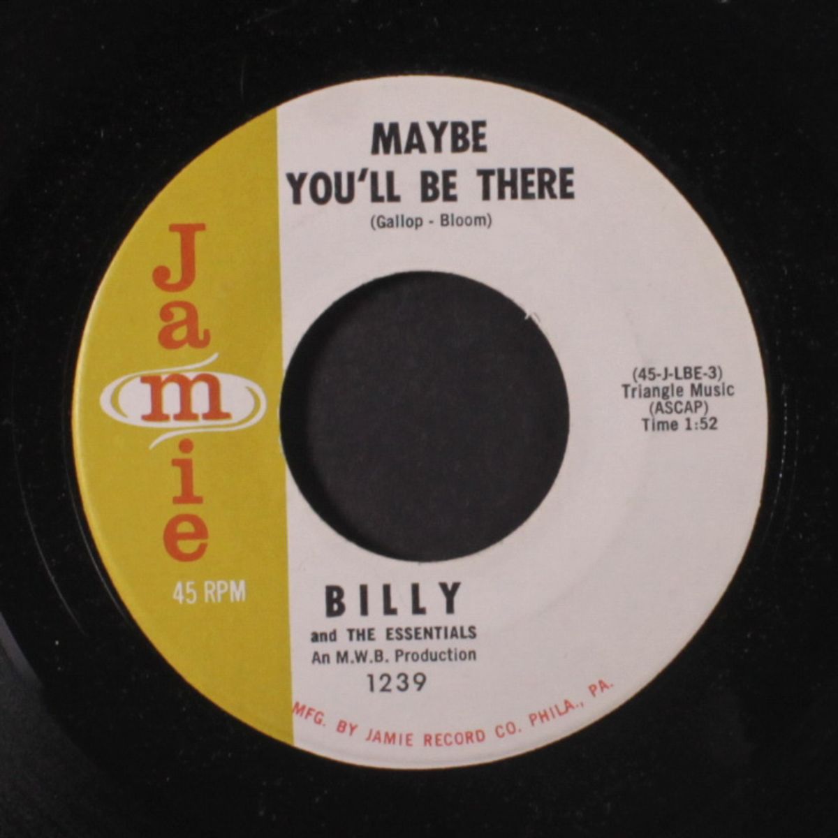 maybe you'll be there / over the weekend by BILLY & ESSENTIALS