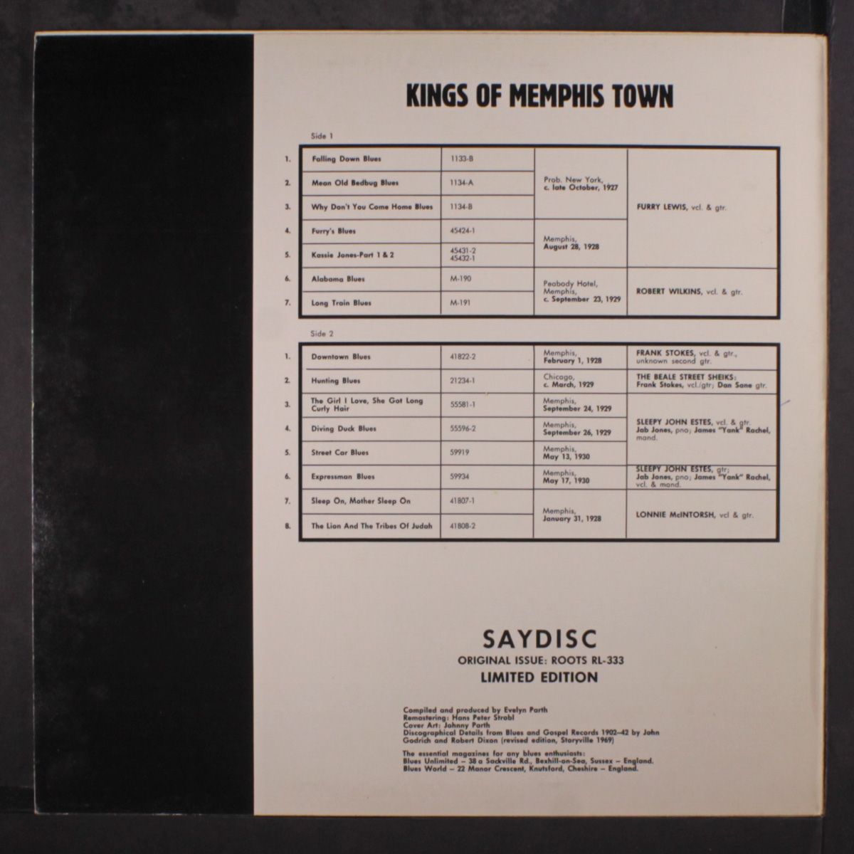 kings of memphis town (1927-1930) by VARIOUS