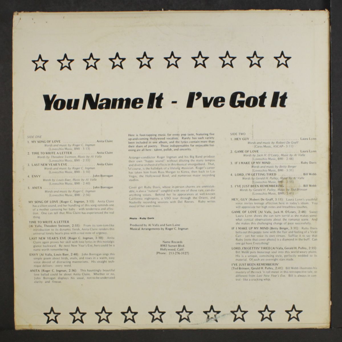 you name it, i've got it by VARIOUS