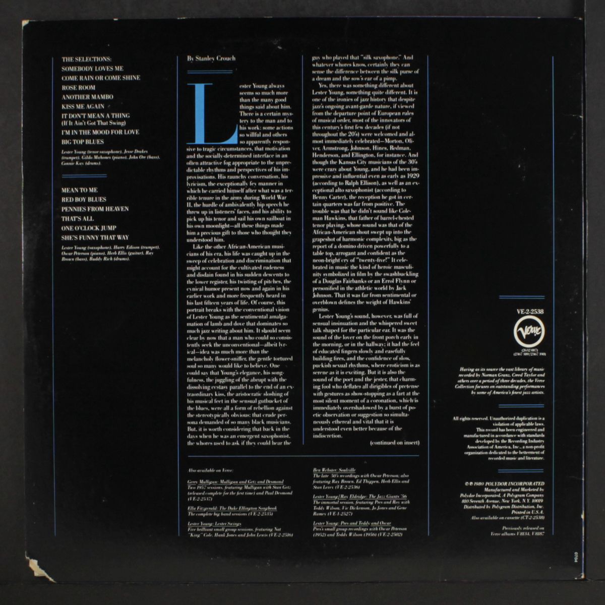 mean to me by LESTER YOUNG
