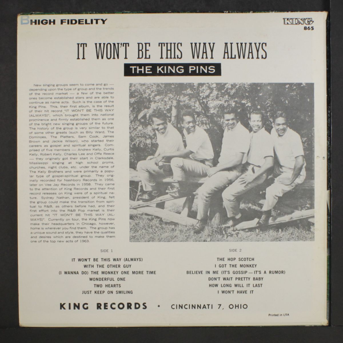 it won't be this way always by KING PINS