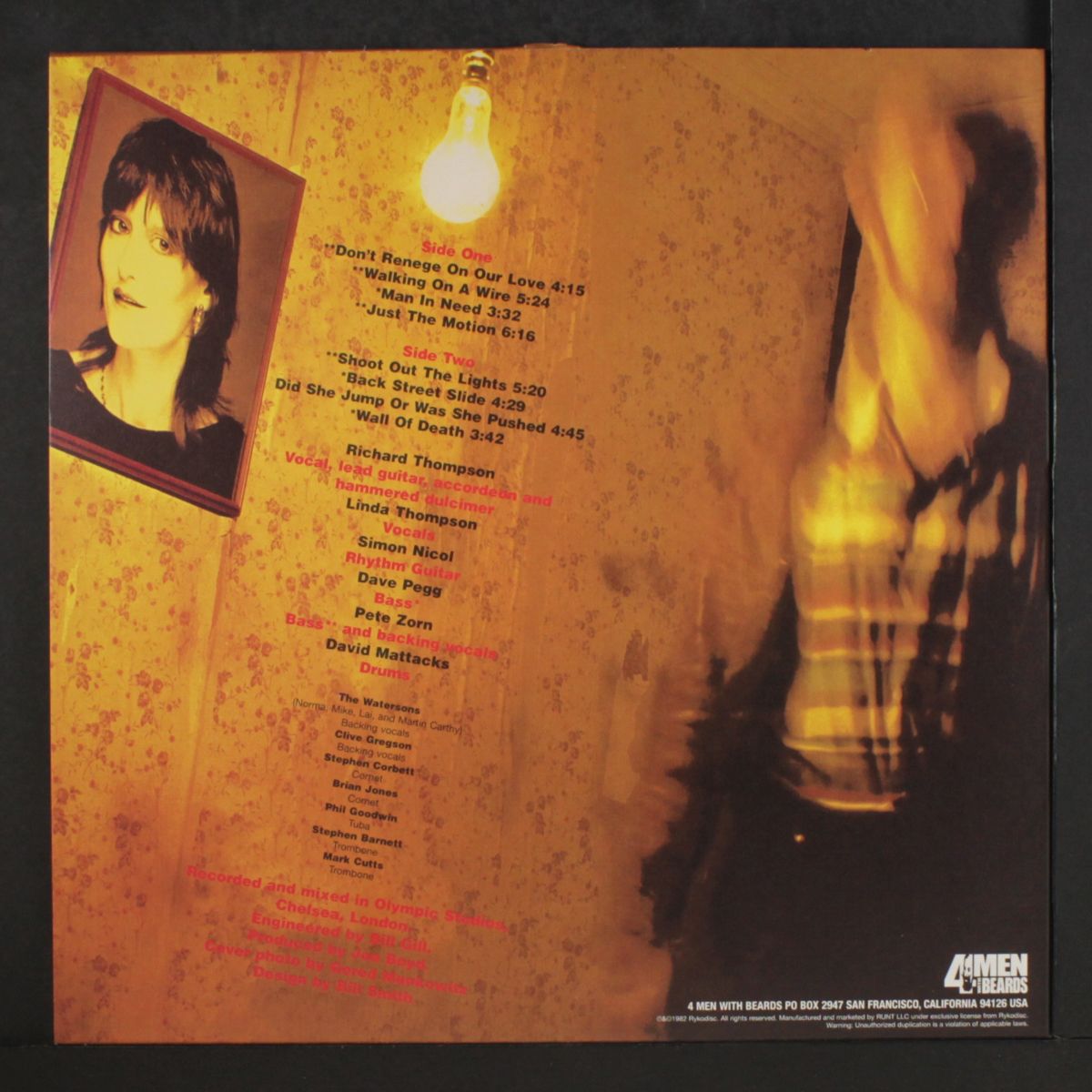 shoot out the lights by RICHARD & LINDA THOMPSON
