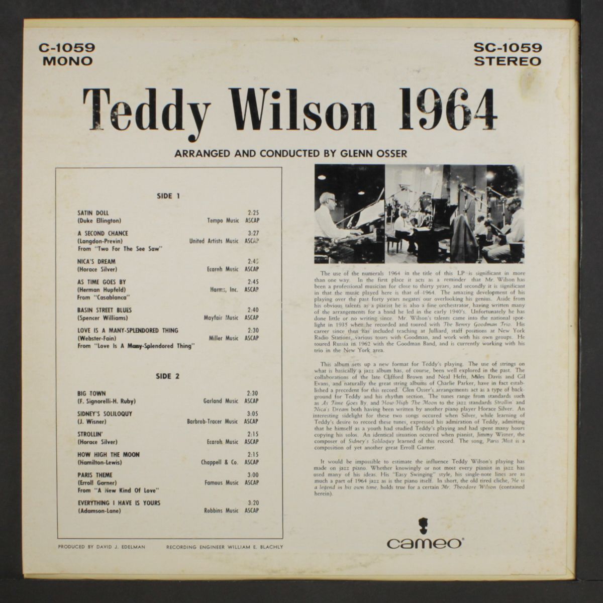 1964 by TEDDY WILSON