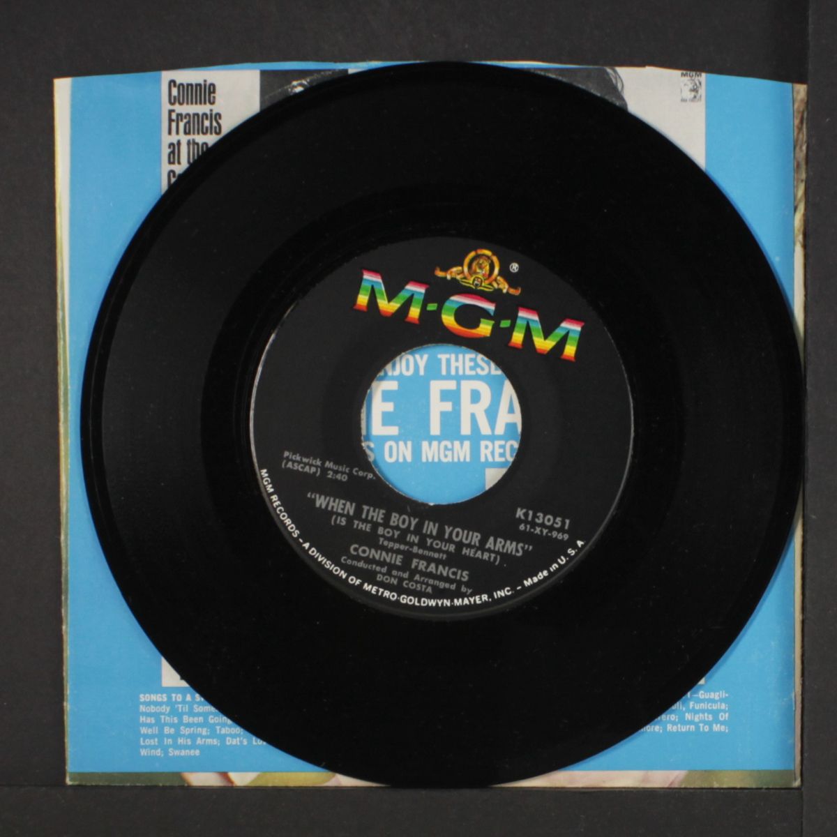 when the boy in your arms / baby's first christmas by CONNIE FRANCIS