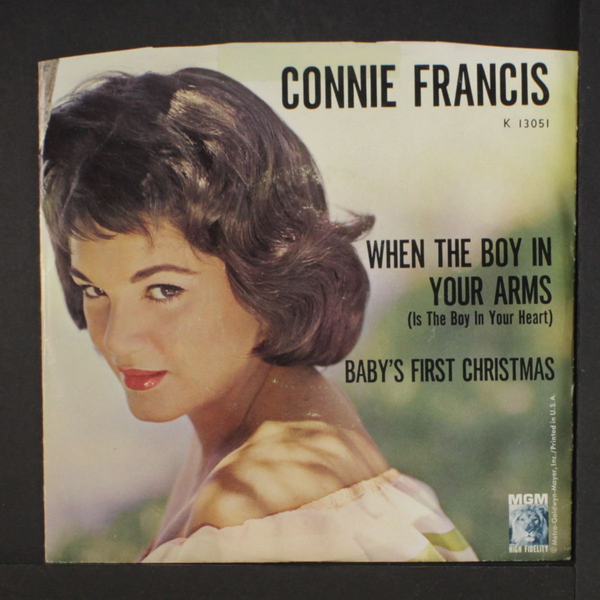 when the boy in your arms / baby's first christmas by CONNIE FRANCIS