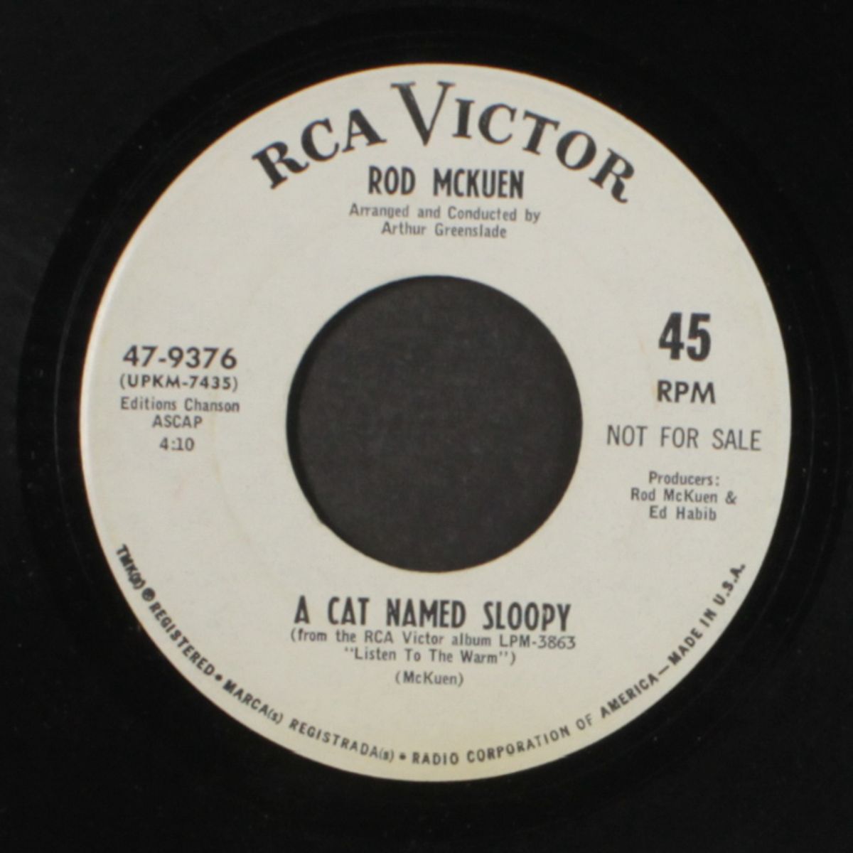 listen to the man by ROD MCKUEN