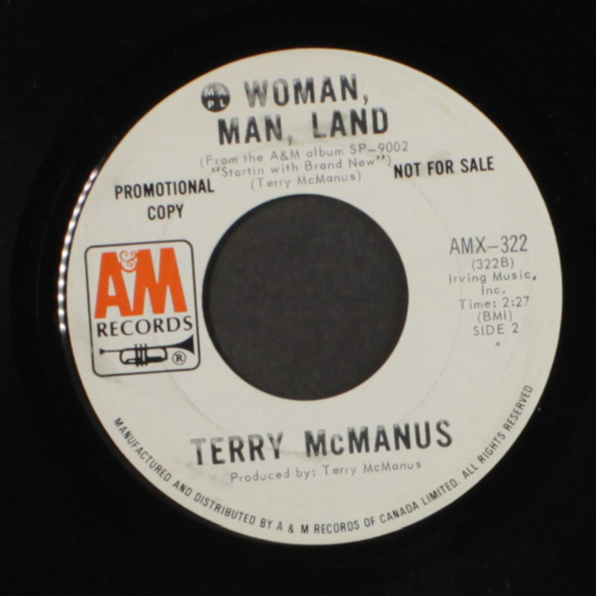 love is wine / woman, man, land by TERRY MCMANUS
