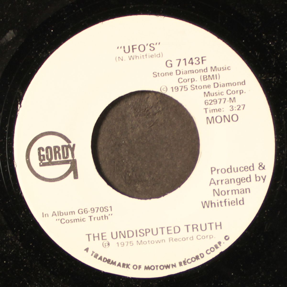 ufo's / mono by UNDISPUTED TRUTH
