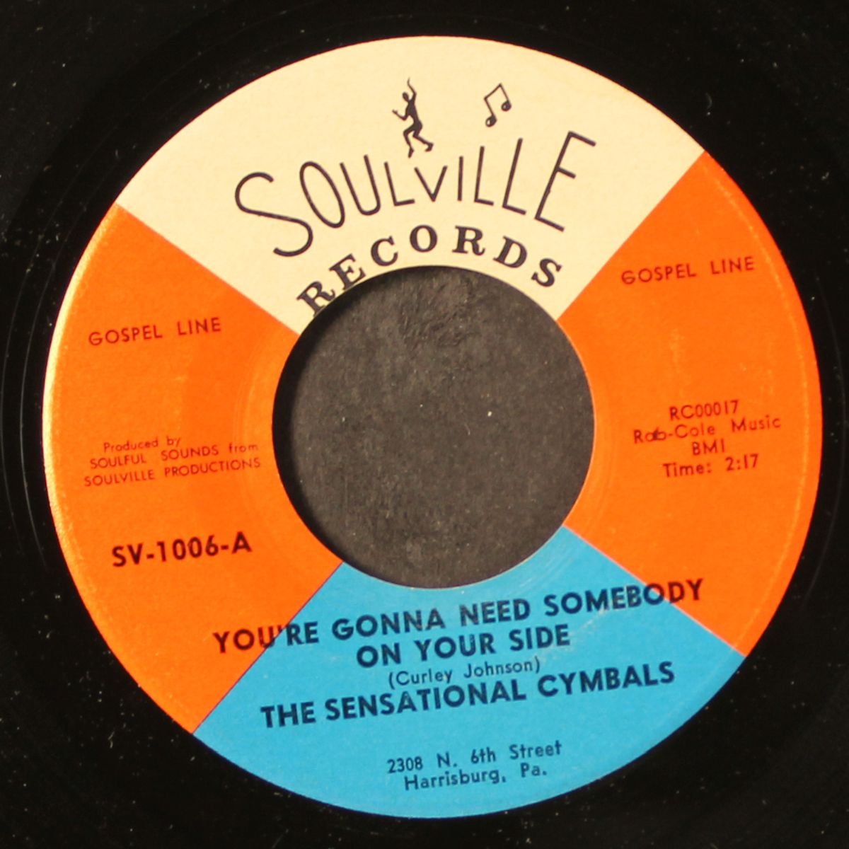 you're gonna need somebody on your side / old ship of zion by SENSATIONAL CYMBALS