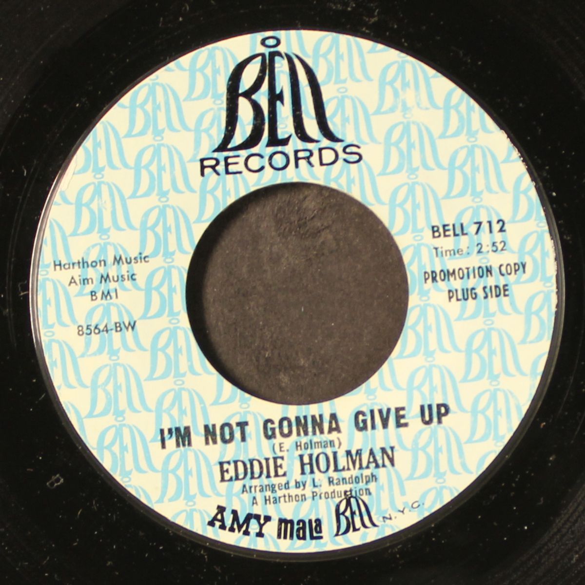 i'm not gonna give up / i'll cry 1000 tears by EDDIE HOLMAN