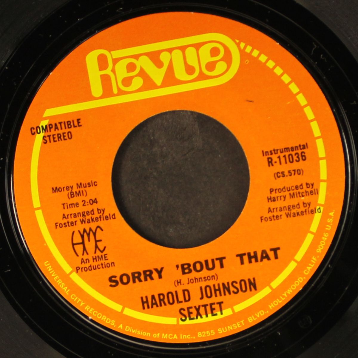 think / sorry 'bout that by HAROLD JOHNSON SEXTET