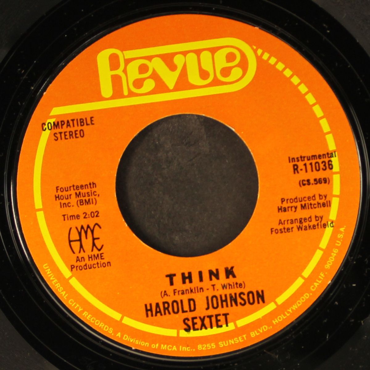 think / sorry 'bout that by HAROLD JOHNSON SEXTET