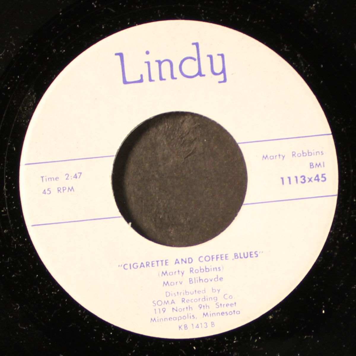 cigarette and coffee blues / dearest darling by MARV BLIHOVDE