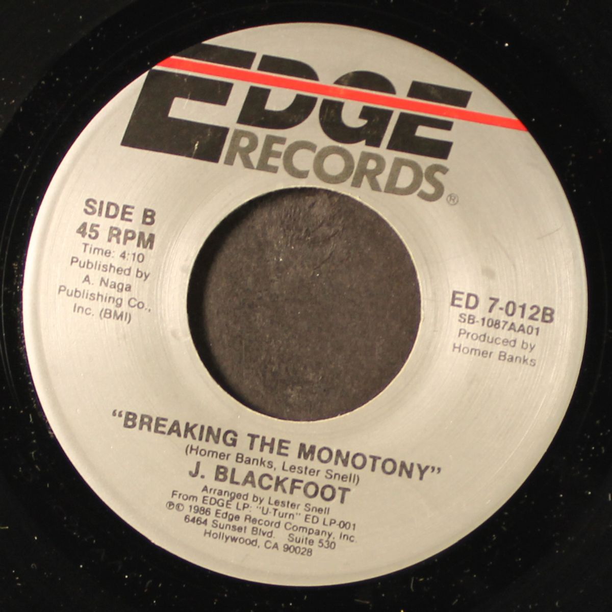 respect yourself / breaking the monotony by J. BLACKFOOT