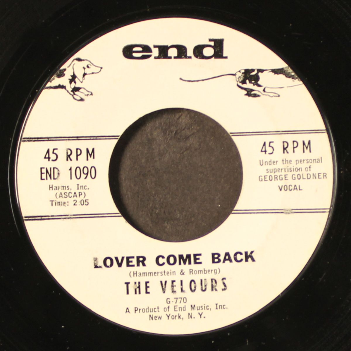 lover come back / the lonely one by VELOURS