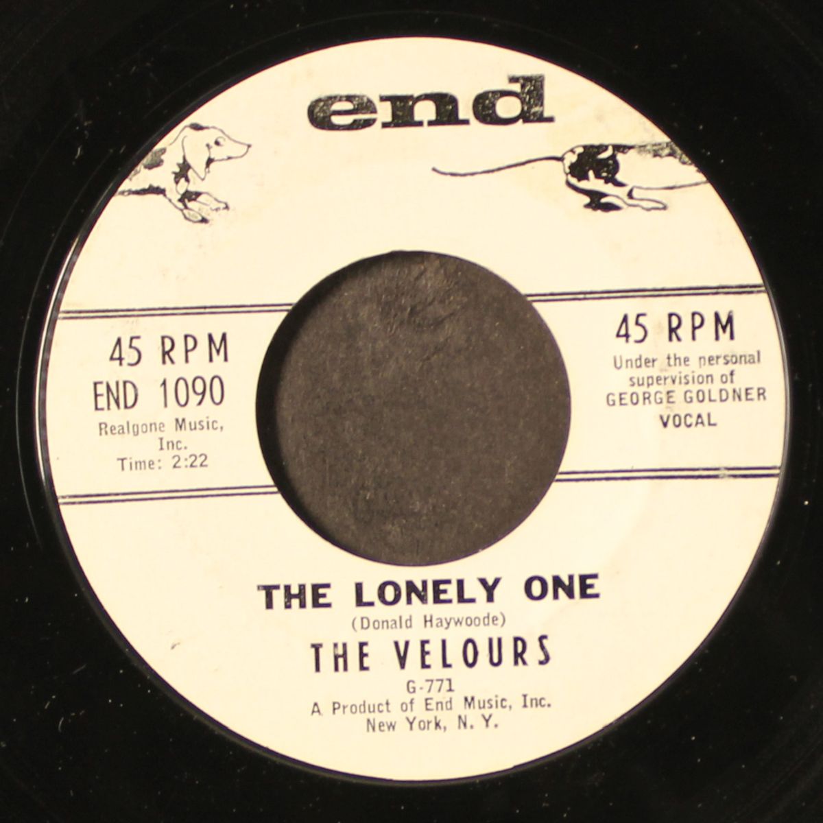 lover come back / the lonely one by VELOURS